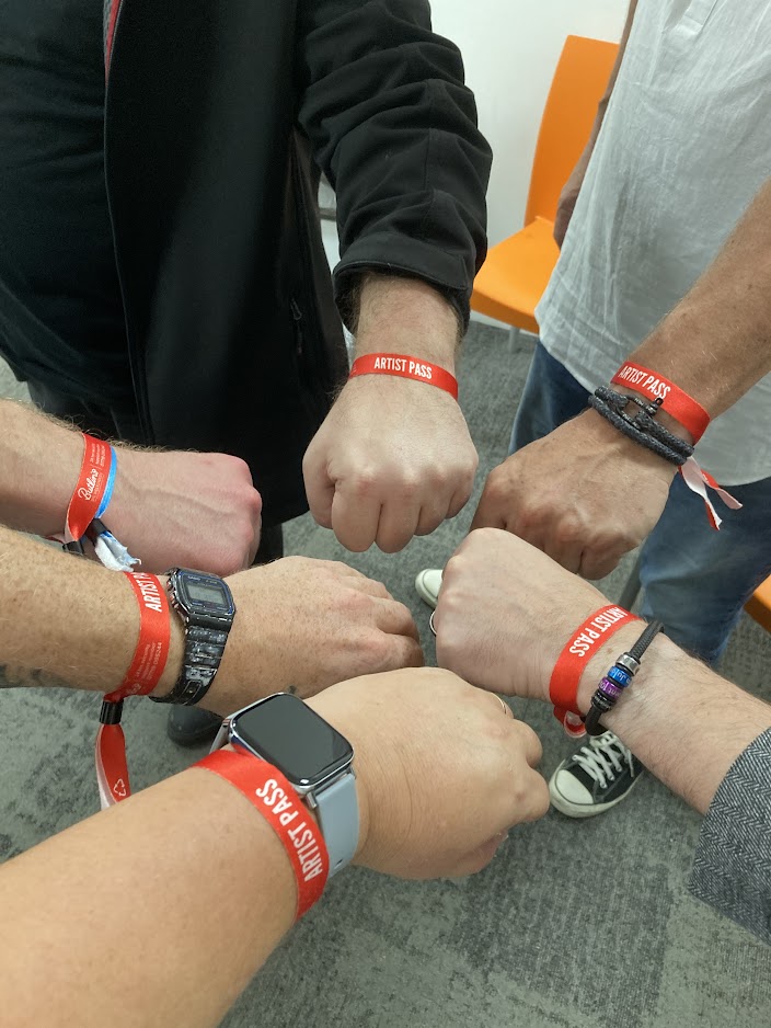 We Love the 70s wristbands at Butlins